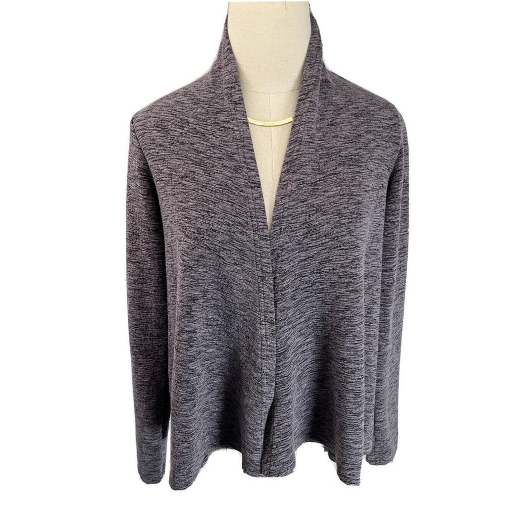 Cut Loose Cardigan Sweater‎ XS Ash Violet Open Front New